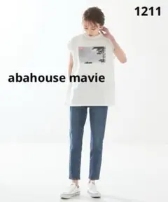 1211 abahouse mavie 【感嘆】スリムテーパードデニム