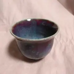 煎茶道具 湯呑み5客 松山雅英作 孔雀釉 未使用美品 時代物 珍品 旧家蔵出し 煎茶道具 湯呑み5客 松山雅英作 孔雀釉 未使用美品 時代物 珍品