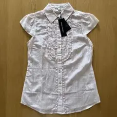 (未使用新品)バナナリパブリック　カップスリーブブラウス