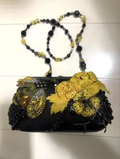 メリーフランシス MARY FRANCESビーズバッグ パーティー 美品 MARY FRANCES メアリーフランシス/ビーズ刺繍/ストーン