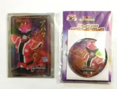 全スーパー戦隊展　箔押しクリアカード　メタリック缶バッジ　ドンブラザーズ