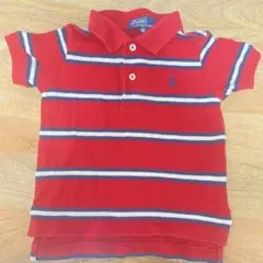 【24時間発送】80cm Polo Ralph Lauren 赤 ポロシャツ