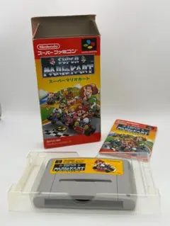 【送料込み・希少品】スーパーマリオカート 日本語版 SHVC-MK 箱付き