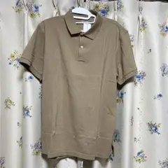 ベージュ 半袖ポロシャツ 3ボタン大きいサイズXXL新品未使用