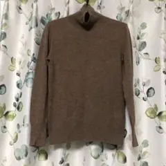 EFFE BEAMS タートルネックニット カシミア100% ①