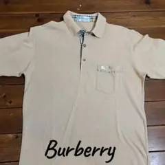 『美品』メンズBurberry ベージュ ポロシャツ