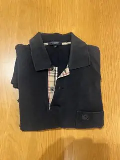 BURBERRY ポロシャツ　黒　4