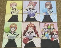 五等分の花嫁　ラウンドワンコラボ　ポストカード　全6種セット