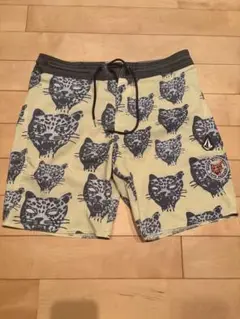 【美品】VOLCOM ヒョウ柄　水着　ショートパンツ　29