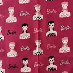 USA コットン バービー　ピンク　カットクロス　50×55