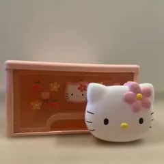 平成レトロ キティ 収納ケース 引き出し　お弁当箱　カオハナ　1995年