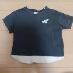 petit main 恐竜刺繍 Tシャツ 100cm