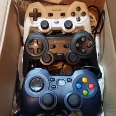 有線ゲームコントローラー 3点セット