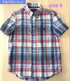 Ralph Lauren 半袖シャツ　size 6/ 120cm