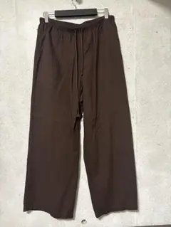 リネンブレンドイージーパンツ