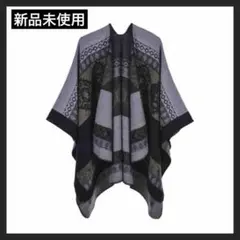 【新品未使用】ポンチョ ショール ケープ エスニック アウター