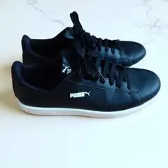 PUMA ブラック スニーカー メンズ 26.5cm