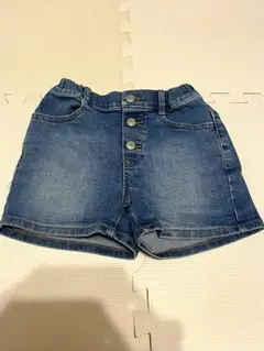 【美品】GU デニムハーフパンツ 130cm