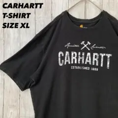 CARHARTT カーハート　ロゴプリントTシャツ　サイズXL黒　アメリカ古着