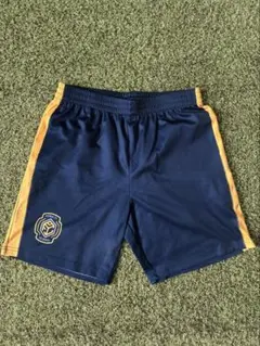 AOBA FC サッカー ハーフパンツ ネイビー/イエロー
