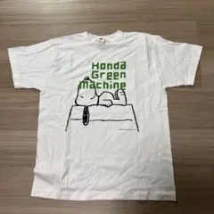 Mサイズ スヌーピー ホンダ Tシャツ HONDA GREEN MACHINE
