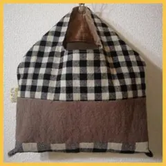 Cotton+リネン✳ミニバッグ✳バッグインバッグ✳パッチワーク