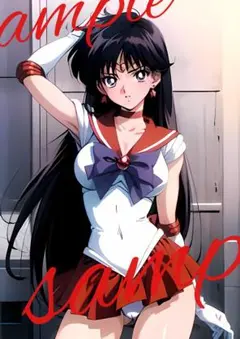 A4　ポスター セーラーマーズ　火野レイ　美少女　ファンアート 高画質