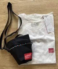 【本日限定】マンハッタンポーテージ　Tシャツ L & ショルダーバッグセット