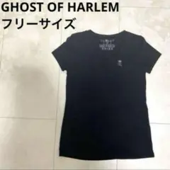 【美品】GHOST OF HARLEM ドクロ 半袖Tシャツ ブラック トップス