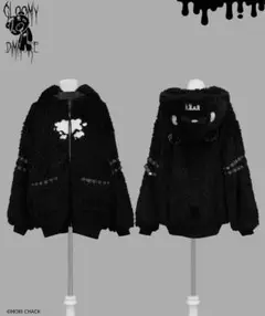DimMoire グルーミー グル〜ミ〜 いたずらニット XL BLACK GLOOMY×DimMoire グル～ミ～いたずらニット/Black XL