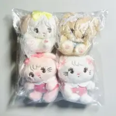 mikko characters ぬいぐるみ 2　ガチャ　全4種コンプセット