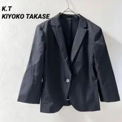 【美品】K.T KIYOKO TAKASE ブラック　テーラード　ジャケット