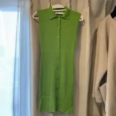 ZARA ザラ　新品未使用タグ付き　ポロニットワンピース