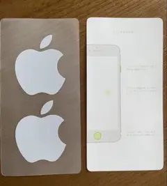 アップルステッカー2枚　新品