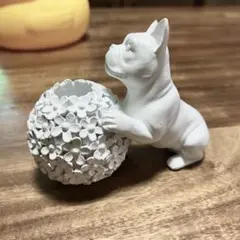 Francfranc フランフラン☆フレンチブルドッグ　ミニョン ペンスタンド