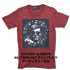 ●中古 ヒステリックグラマー NAT FINKELNAT フォトプリントTシャツ