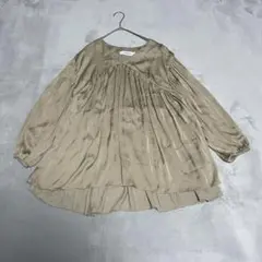 《人気》プリオリティ プリーツ カットソー (M)