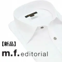★新品m.f.editorialノーアイロンスタンダードフィットワイドカラー