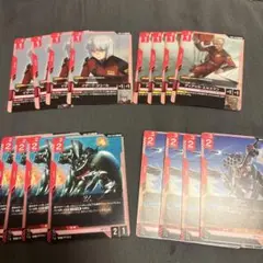 ガンダムカードゲーム ニュータイプライジング 赤 ザフト 4種 各4枚 a