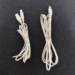 USB2.0 プリンターケーブル A-Bタイプ 約2m 2本セット