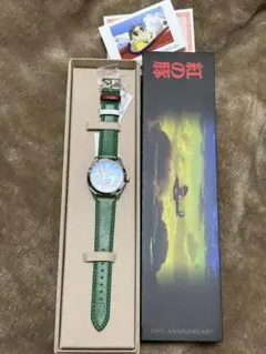 どんぐり共和国限定色 紅の豚 SEIKO 本革 腕時計 グリーン