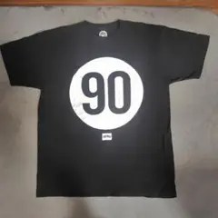 CREPEMAN 90プリント Tシャツ ブラックXL