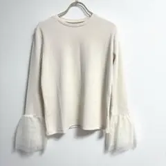 ✨美品✨ ティティベイト 【F】 ニット リブ編み お洒落 可愛い デート 白