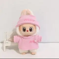labubu ラブブぬい服　着ぐるみ 1代目〜3代目 ピンク