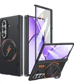 新品 Galaxy Z Fold7 用 ケース MagSafe対応 360°回転