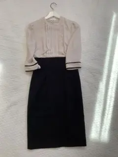 JUSGLITTY 配色タイトワンピース