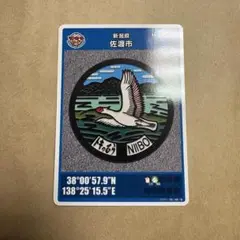 超レア！佐渡市・新穂地区限定マンホールカード（第6弾）