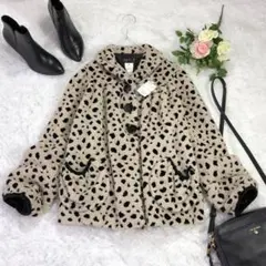 ★agnes b★新品★アニエスベー アニマル柄エコファージャケット