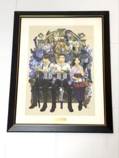 逆転裁判 特別法廷 2008 複製原画　直筆サイン　逆転検事　成歩堂　御剣 逆転裁判 特別法廷 2008 複製原画 直筆サイン 逆転検事 成歩堂