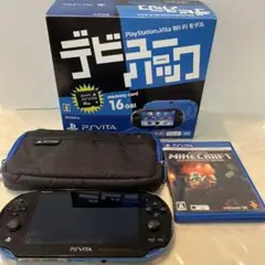 【ジャンク品】PS Vita PCH-2000 本体　ソフト・ソフトケース付